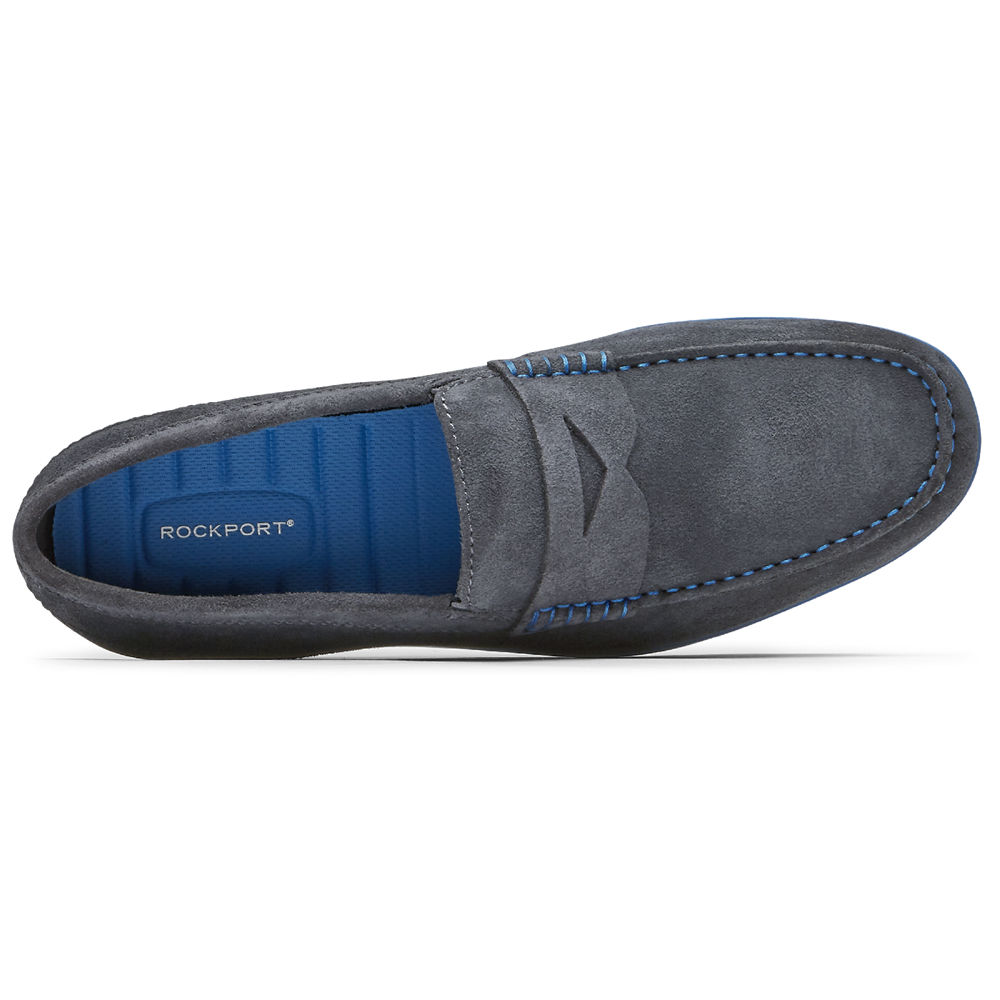 Rockport Slip-Ons Herre Mørke Grå - Malcom Penny - TCIV62730